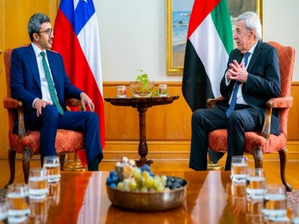 World News | UAE Foreign Minister, Chilean Counterpart Discuss Bilateral Cooperation in Santiago - Vimarsana News