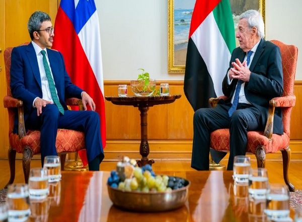 World News | UAE Foreign Minister, Chilean Counterpart Discuss Bilateral Cooperation in Santiago