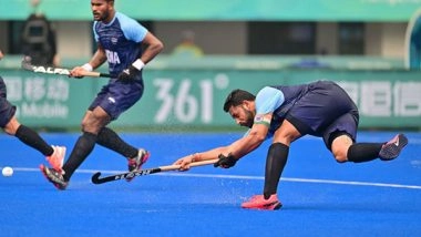 Sports News | Indian Men's Hockey Team to Face Korea in 1st Semi-Final in Hangzhou