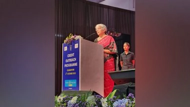 Business News | Finance Minister Nirmala Sitharaman Boosts Economic Prospects in Tamil Nadu Through Grand Lending Camp