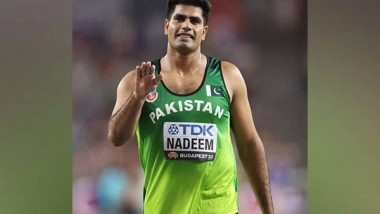 Sports News | Asian Games: Pakistan's Star Javelin Thrower Arshad Nadeem Pulls out of Men's Final