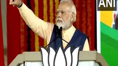 India News |    “KCR Wanted to Join NDA, Told Him Cannot Happen...”: PM Modi Hits out at Telangana Chief Minister in Nizamabad Rally  
