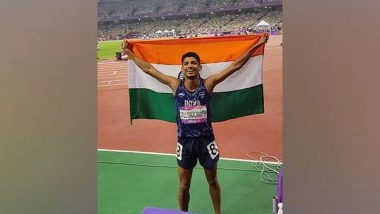 Sports News | Asian Games: India's Mohammed Afsal Claims Silver in Men's 800m in Tight Race