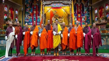 World News | Bhutan King Attends Opening Ceremony of Last Session of Third Parliament 