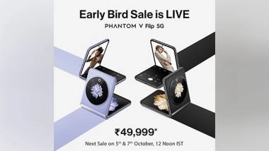 Business News | TECNO PHANTOM V FLIP 5G Sold out in a Flash as Part of the Early Bird Sale
