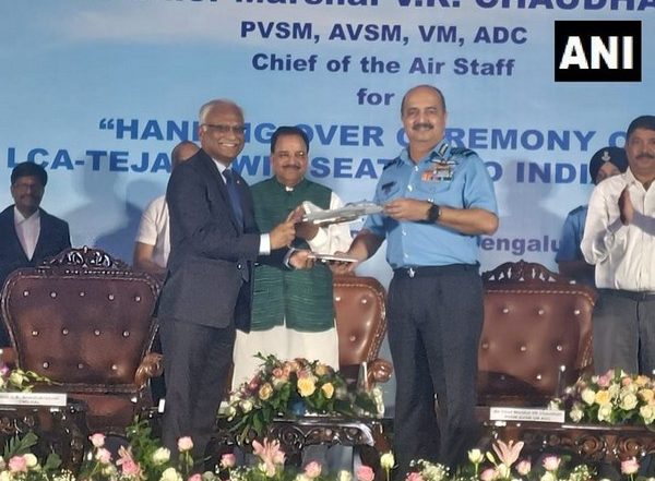 India News | Indian Air Force Receives First LCA Tejas Trainer Aircraft from HAL