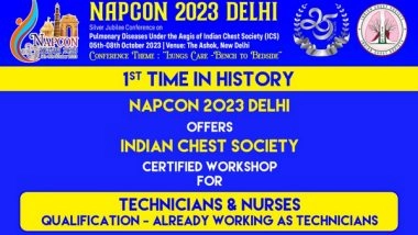Business News | Mahasangam of Global COVID Fighters: Leading Pulmonologists Congregate in Delhi to Combat Chest Diseases at NAPCON-2023