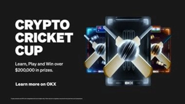 Business News | OKX to Award over USD200k in Prizes with OKX Crypto Cricket Cup Campaign for Cricket Fans