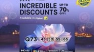 Business News | IFFALCON Introduces Q73 - Exclusive QLED Ultra HD 4K TV on Flipkart for The Big Billion Days Sale