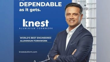 Business News | Knest Aluminium Formwork Launches New Film Featuring Rahul Dravid