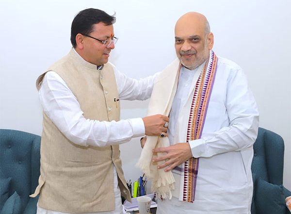 India News | Uttarakhand CM Dhami Meets Amit Shah in Delhi to Discuss Issues of State