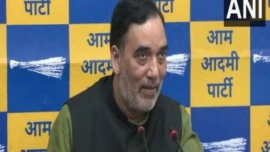 India News | Sanjay Singh's Arrest: AAP to Hold Protest Outside BJP Headquarters Tomorrow