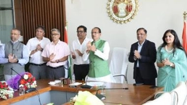 Business News | Chief Minister of Madhya Pradesh Shivraj Singh Chouhan Lays Foundation Stone for India's Largest Pumped Storage Project