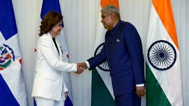 World News | Vice President Dhankhar, Dominican Republic Counterpart Emphasize Need for Int'l Community's Concerted Action to Combat Terrorism