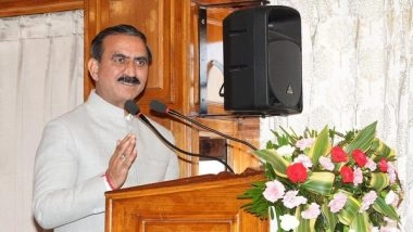 India News | Himachal CM Sukhu Gives Credit to Former PM Rajiv Gandhi for Reservation to Women in Panchayat Bodies