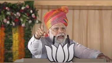 India News | PM Modi Takes 'red Diary' Jibe at Ashok Gehlot, Says 'kursi Ka Khel' Continued in Rajasthan