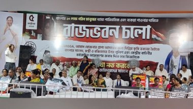 India News | Kolkata: TMC Stages Protest Against Central Government 'withholding Funds'