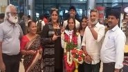 Sports News | Indian Swimmer Queen Victoria Receives Warm Welcome After Winning Gold, Silver in Europe