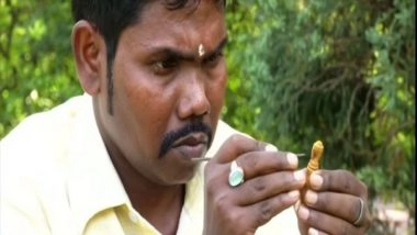 India News | Odisha-based Miniature Artist Carves Smallest World Cup Trophy on Turmeric