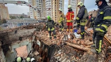 World News | 10 Yr Old Killed as Russian Drone Strikes Residential Building in Ukraine's Kharkiv