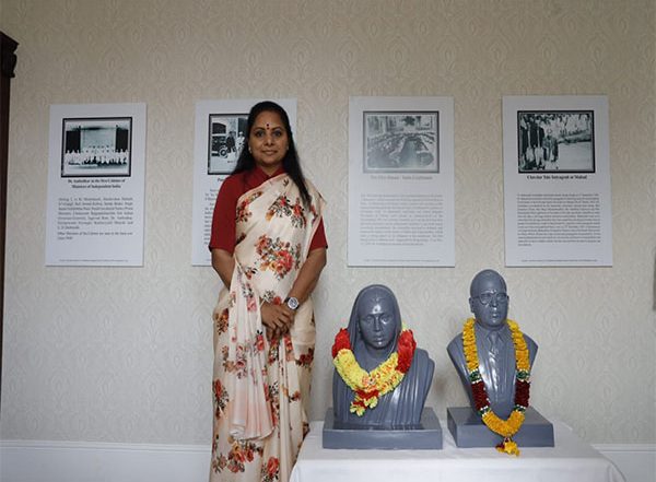 India News | Telangana CM KCR Can Only Fulfil Aspirations of Babasaheb Ambedkar: BRS MLC K Kavitha in London