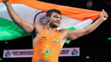 Sports News | Asian Games: Wrestler Deepak Punia Beats Uzbekistan's Javrail Shapiev, Storms into Men's Freestyle Final