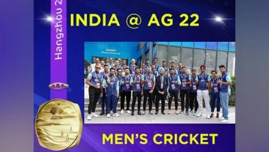 Sports News | Asian Games: Indian Men's Cricket Team Wins Gold, Match Against Afghanistan Called off Due to Rain