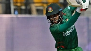 Sports News | CWC 2023: Mehidy Hasan Miraz's All-round Show Helps Bangladesh Beat Afghanistan by 6 Wickets