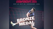 Sports News | Ayush's BWF World Junior C'ships Run Ends with Bronze Medal Win