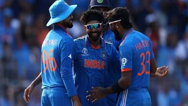 Sports News | CWC: Jadeja, Kuldeep, Bumrah Prevail as Indian Bowling Attack Holds Australia at 199 Runs in First Inning