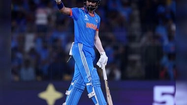 Sports News | KL Rahul Continues Golden Run as Middle-order Batter with Icey 97 Against Australia in World Cup