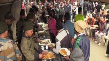 India News | Sikkim Flood: Indian Army Provides Assistance to More Than 1,700 Tourists Including Foreign Nationals Stranded at Lachung