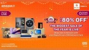 Business News | Bajaj Finance and Amazon Partner to Offer Exclusive Deals Via Bajaj Finserv EMI Card at Great Indian Festival