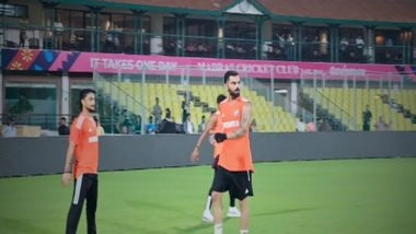 Sports News | CWC 2023: India Fielding Coach T Dilip Decodes Virat Kohli's Acrobatic Catch to Dismiss Mitchell Marsh