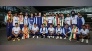 Sports News | Indian Men's, Women's Team Receive Grand Welcome After Successful Asian Games