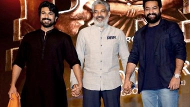 Entertainment News | Ram Charan, Jr NTR Wishes 'RRR' Director SS Rajamouli on His Birthday