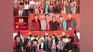 Business News | ET F&B CONCLAVE, NORTH INDIA 2023 - Felicitating the F&B Business Leaders (40 Under Forty) and Top Women Achievers