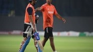 Sports News | CWC 2023: Rohit, Shardul, Jadeja Sweat It out in Nets Ahead of Clash Against Afghanistan