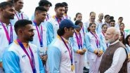 Sports News | PM Modi Shares Glimpse of His Interation with Asian Games Medal Winners