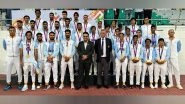 Sports News | BCCI President Roger Binny, Secretary Jay Shah Meet Asian Games Gold Medallist Team India