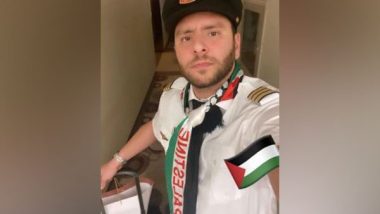 Israel-Palestine War: Air Canada Grounds First Officer Pilot for Wearing Pro Palestinian Colors in Uniform