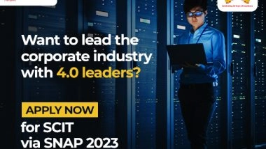 Business News | SCIT's Advanced Programmes for Industry 4.0 Leaders: Apply Today Via SNAP 2023