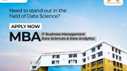 Business News | SCIT to Offer Its Coveted MBA Programmes in IT Business Management and Data Sciences & Data Analytics Through SNAP 2023; Application Closes on 23rd November 2023
