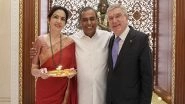 Sports News | Nita, Mukesh Ambani Host IOC President Thomas Bach at Their Residence