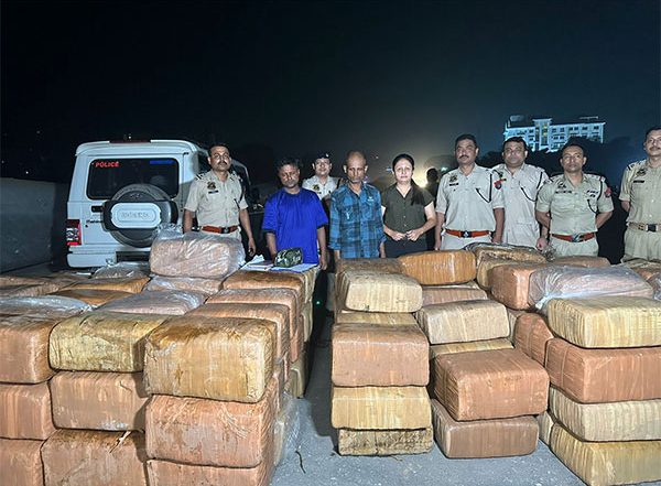 India News | Assam: Guwahati City Police Seizes over 2,600 Kg of Ganja from Oil Tanker, 2 Held