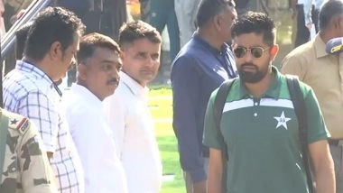 Sports News | CWC 2023: Pakistan Team Arrives in Ahmedabad Ahead of Blockbuster Clash Against India