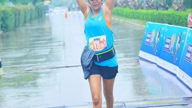 Sports News | Sushma Singh Finds Her Way Back to the Running Track with Determination at Delhi Half Marathon