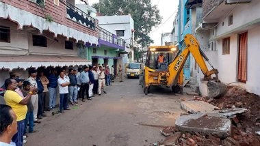India News | MP: Municipality Removes Illegal Construction of Accused Responsible for Suicide of Woman in Harda