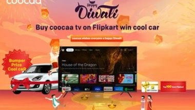 Business News | Coocaa Enhances Diwali Celebrations with an Exciting Offer: Win a Car When Consumers Buy a TV