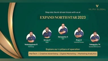 Business News | Vajra Global Announces Their Participation in Expand North Star 2023, the Largest Tech Startup Event in Dubai